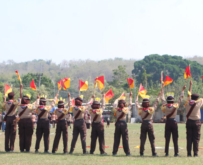 UPT SMPN 1 Montong Raih Juara 1 Parade Semaphore Montong Scouts Fest II 2026